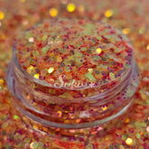 Summer Metallic Small Glitter - Orange Glitter